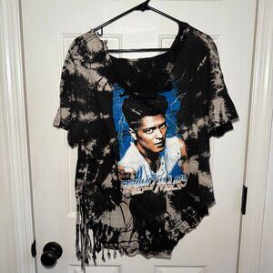 Bruno Mars Distressed Tour Tee Shirt